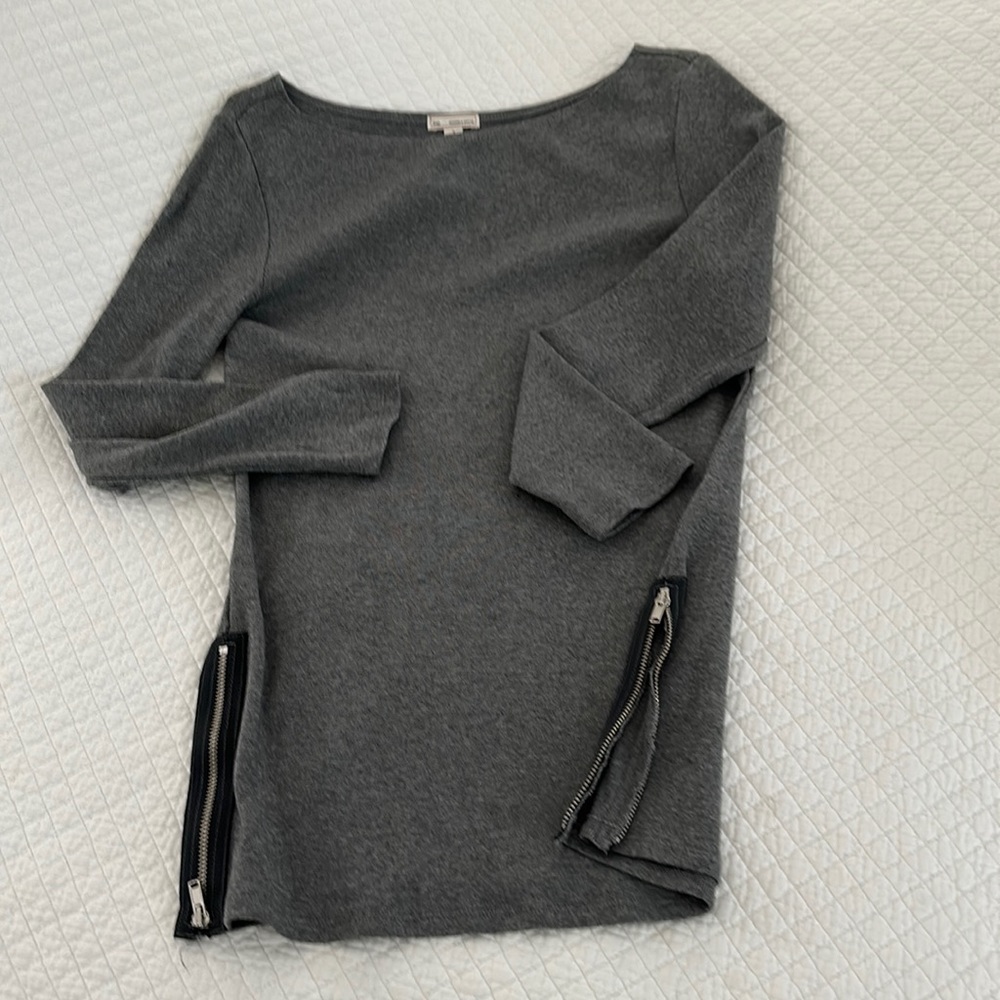 J Crew gray top size small